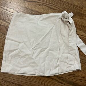 Light pink wrap skirt